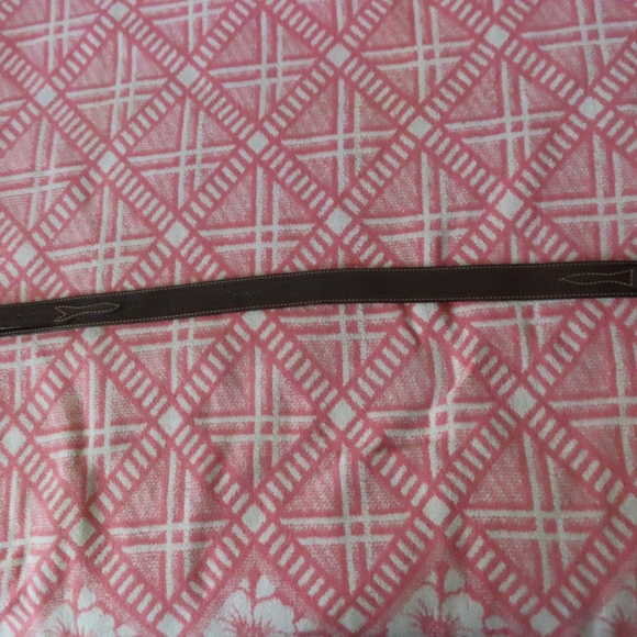 vintage justin western cutter bill leather belt 34 - Picture 3 of 7